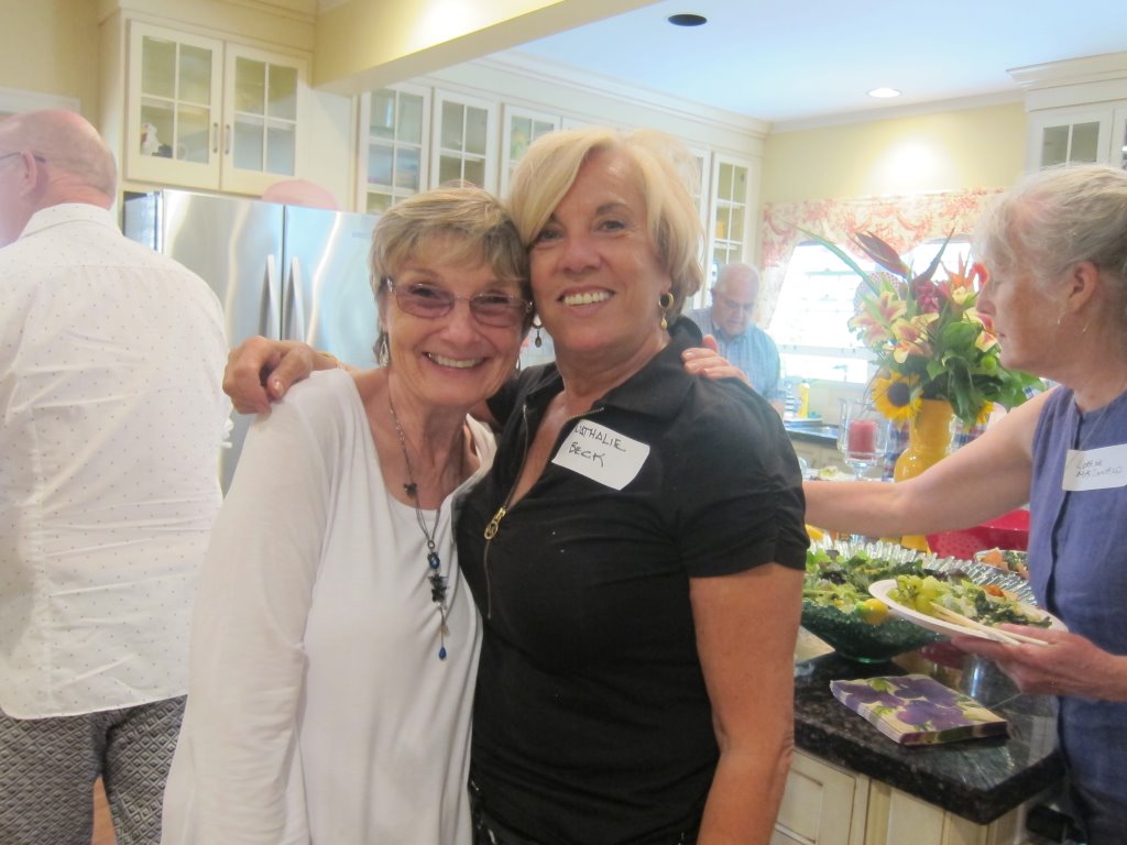 Barb Giraud and Nathalie Gaglardi at the Class of 1965 the class picnic