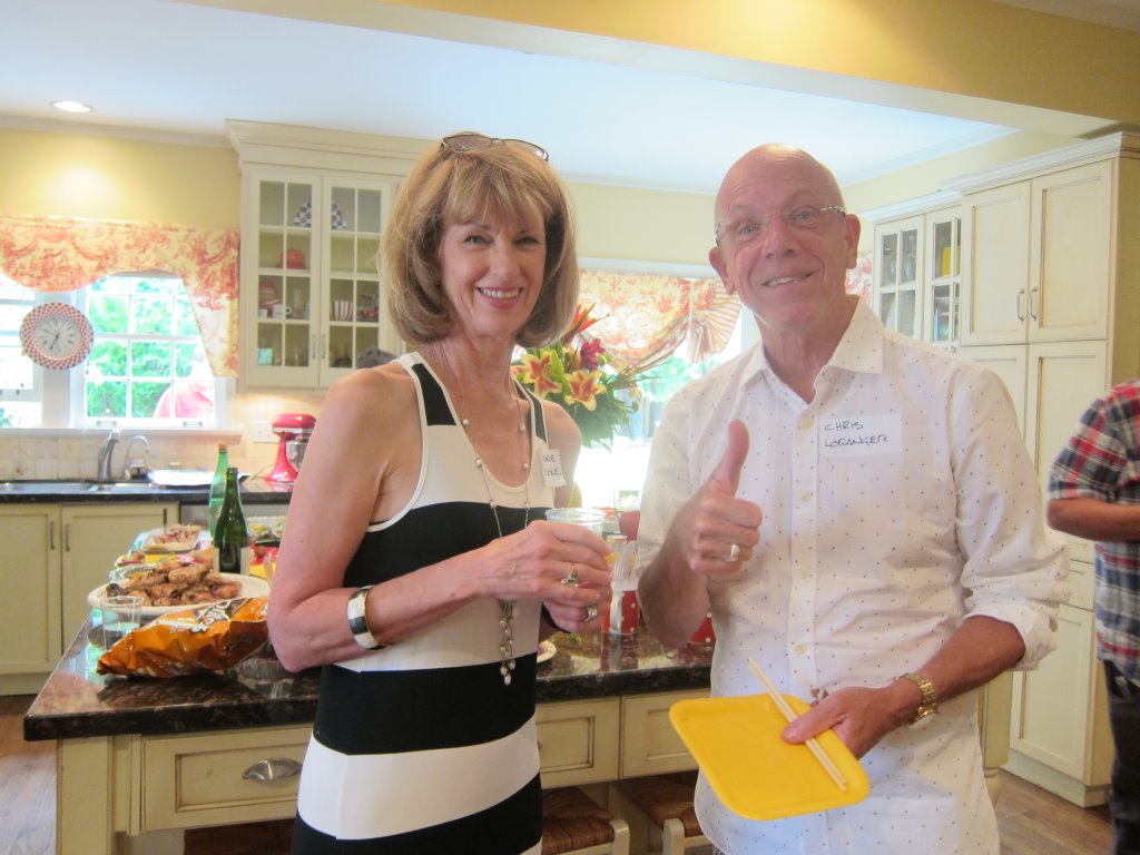 Diane Lauga and Chris Tyrell Loranger at the Class of 1965 the class picnic