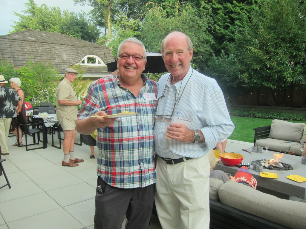 Fraser MacDonald and Brian Keating at the Class of 1965 the class picnic