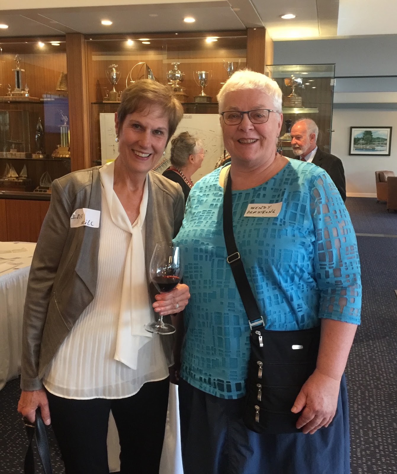 Ina Neill and Wendy Armstrong at the Class of 1965 a shared 70th birthday